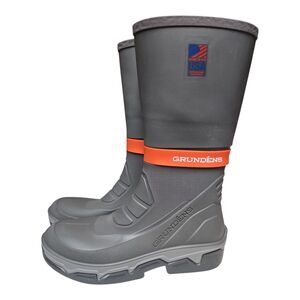 GRUNDENS Deck Boss 15" Commerical Fishing Boots Size 12 Non Marking No Slip